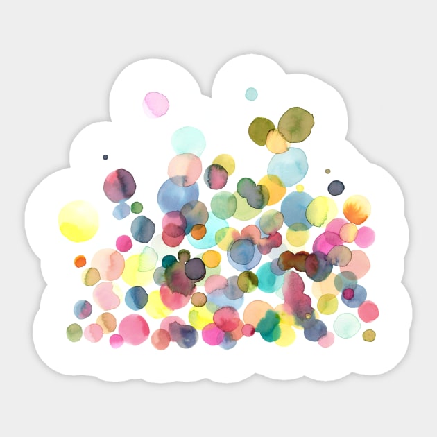 Watercolor Drops Sticker by ninoladesign